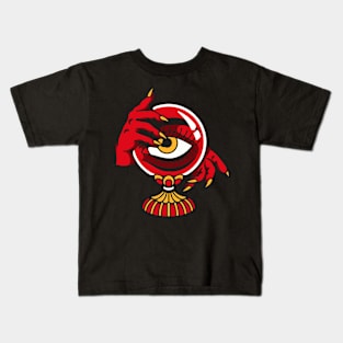 Devil crystalball eye Kids T-Shirt